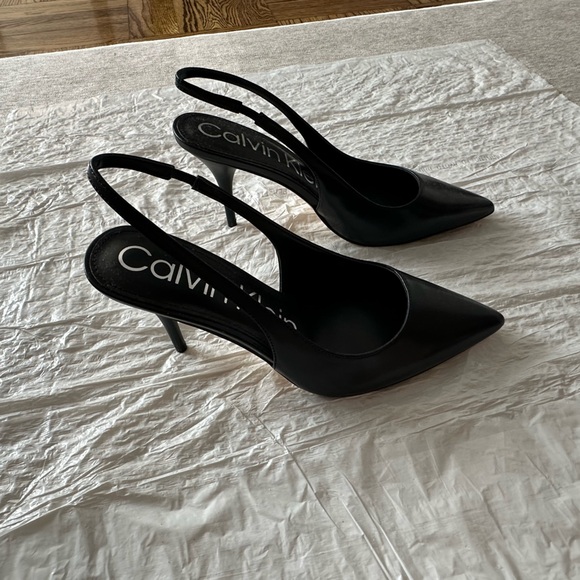 calvin klein slingback heels - Picture 2 of 5